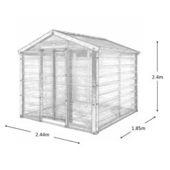 Adman Steel Sheds Multigrow 8x6.1 Greenhouse With Adjustable Vent -Deals Good Garden Tool Store adman steel sheds multigrow 8x6 1 greenhouse with adjustable vent5391538910349 01t bq
