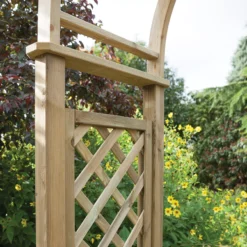 Blooma Chiltern Round Top Softwood Arch - Assembly Service Included -Deals Good Garden Tool Store blooma chiltern round top softwood arch assembly service included5397007111682 02i bq