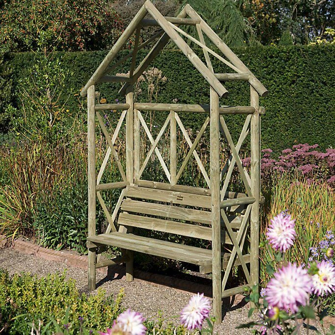 Blooma Cottage Arbour, (H)2200mm (W)560mm (D)560mm - Assembly Service Included 2 Blooma Cottage Arbour, (H)2200mm (W)560mm (D)560mm - Assembly Service Included - Image 2