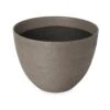 Blooma Momoka Grey Stone Effect Plastic Circular Plant Pot (Dia)40cm