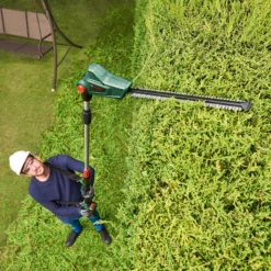 Bosch Power For All 18V 450mm UniversalHedgePole 18 Cordless Hedge Trimmer -Deals Good Garden Tool Store bosch power for all 18v 450mm universalhedgepole 18 cordless hedge trimmer3165140888073 05i bq