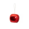 CJ Wildlife Ceramic Feeder Bird Mixes Red Apple Bird Feeder 0.5L