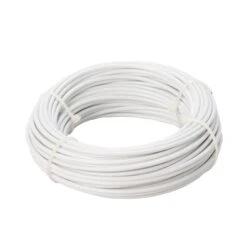 Diall White PVC & Steel Cable, (L)20m (Dia)1.7mm