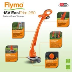 Flymo EasiTrim 250 18V 250mm Cordless Grass Trimmer -Deals Good Garden Tool Store flymo easitrim 250 18v 250mm cordless grass trimmer7392930760943 01t bq