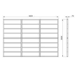 Forest 15x10 Timber Shed Base (L) 301cm X (W) 442.5cm -Deals Good Garden Tool Store forest 15x10 timber shed base l 301cm x w 442 5cm5013053182208 01t bq