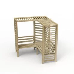 Forest Firenze Corner Arbour, (H)1970mm (W)1800mm (D)1800mm - Assembly Required -Deals Good Garden Tool Store forest firenze corner arbour h 1970mm w 1800mm d 1800mm assembly required5013053185049 03c bq