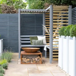 Forest Firenze Corner Arbour, (H)1970mm (W)1800mm (D)1800mm - Assembly Required -Deals Good Garden Tool Store forest firenze corner arbour h 1970mm w 1800mm d 1800mm assembly required5013053185049 03i bq