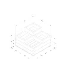 Forest Garden 0.9m X 0.9m Mixed Softwood Rectangular Raised Bed Kit 0.81m² -Deals Good Garden Tool Store forest garden 0 9m x 0 9m mixed softwood rectangular raised bed kit 0 81m 5013053193495 01t