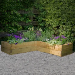 Forest Garden 1.3m X 1.3m Mixed Softwood Rectangular Raised Bed Kit 1.72m² -Deals Good Garden Tool Store forest garden 1 3m x 1 3m mixed softwood rectangular raised bed kit 1 72m 5013053193457 01i