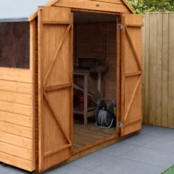 Forest Garden 10x10 Apex Dip Treated Shiplap Wooden Shed With Floor -Deals Good Garden Tool Store forest garden 10x10 apex dip treated shiplap wooden shed with floor5013053192931 12i