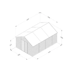 Forest Garden 10x15 Apex Dip Treated Shiplap Wooden Shed With Floor - Assembly Service Included -Deals Good Garden Tool Store forest garden 10x15 apex dip treated shiplap wooden shed with floor assembly service included5013053193273 01t