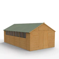 Forest Garden 10x20 Apex Dip Treated Shiplap Wooden Shed With Floor -Deals Good Garden Tool Store forest garden 10x20 apex dip treated shiplap wooden shed with floor5013053192962 02c