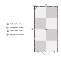 Forest Garden 10x20 Apex Dip Treated Shiplap Wooden Shed With Floor -Deals Good Garden Tool Store forest garden 10x20 apex dip treated shiplap wooden shed with floor5013053192962 02t