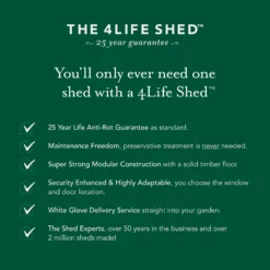 Forest Garden 10x20 Apex Pressure Treated Overlap Wooden Shed With Floor - Assembly Service Included -Deals Good Garden Tool Store forest garden 10x20 apex pressure treated overlap wooden shed with floor assembly service included5013053192801 03t