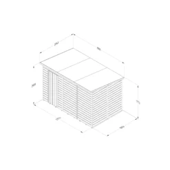 Forest Garden 10x6 Pent Dip Treated Shiplap Wooden Shed With Floor (Base Included) - Assembly Service Included -Deals Good Garden Tool Store forest garden 10x6 pent dip treated shiplap wooden shed with floor base included assembly service included5013053193884 02i