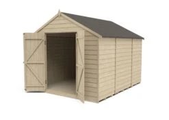 Forest Garden 10x8 Apex Pressure Treated Overlap Wooden Shed With Floor -Deals Good Garden Tool Store forest garden 10x8 apex pressure treated overlap wooden shed with floor5013053177921 21c bq