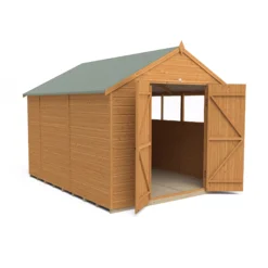 Forest Garden 10x8 Ft Apex Shiplap Wooden 2 Door 4 Windows Shed With Floor -Deals Good Garden Tool Store forest garden 10x8 ft apex shiplap wooden 2 door 4 windows shed with floor5013053178812 02c bq