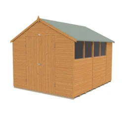 Forest Garden 10x8 Ft Apex Shiplap Wooden 2 Door 4 Windows Shed With Floor -Deals Good Garden Tool Store forest garden 10x8 ft apex shiplap wooden 2 door 4 windows shed with floor5013053178812 04c bq