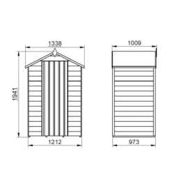 Forest Garden 4x3 Apex Dip Treated Overlap Wooden Shed With Floor 11 Forest Garden 4x3 Apex Dip Treated Overlap Wooden Shed With Floor -Deals Good Garden Tool Store forest garden 4x3 apex dip treated overlap wooden shed with floor5013053176696 01t bq