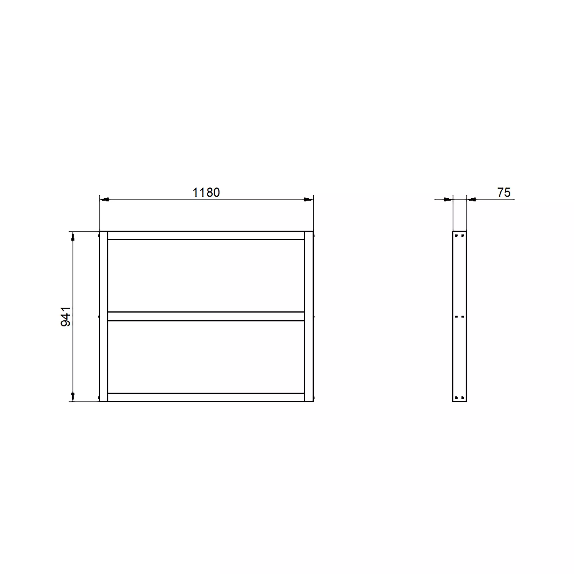 Forest Garden 4x3 Timber Shed Base (L) 94cm X (W) 0.12cm 2 Forest Garden 4x3 Timber Shed Base (L) 94cm X (W) 0.12cm - Image 2