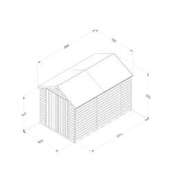 Forest Garden 6x10 Apex Dip Treated Shiplap Wooden Shed With Floor - Assembly Service Included -Deals Good Garden Tool Store forest garden 6x10 apex dip treated shiplap wooden shed with floor assembly service included5013053193013 02i