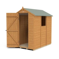 Forest Garden 6x4 Ft Apex Shiplap Wooden Shed With Floor (Base Included) -Deals Good Garden Tool Store forest garden 6x4 ft apex shiplap wooden shed with floor base included 5013053178683 02c bq