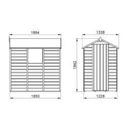 Forest Garden 6x4 Ft Apex Shiplap Wooden Shed With Floor (Base Included) - Assembly Service Included -Deals Good Garden Tool Store forest garden 6x4 ft apex shiplap wooden shed with floor base included assembly service included5013053178690 03t bq