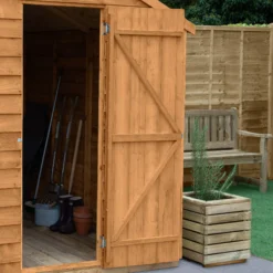 Forest Garden 6x4 Ft Apex Wooden 2 Door Shed With Floor - Assembly Service Included -Deals Good Garden Tool Store forest garden 6x4 ft apex wooden 2 door shed with floor assembly service included5013053177303 02i bq