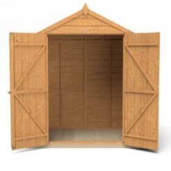 Forest Garden 6x4 Ft Apex Wooden 2 Door Shed With Floor - Assembly Service Included -Deals Good Garden Tool Store forest garden 6x4 ft apex wooden 2 door shed with floor assembly service included5013053177303 04c bq
