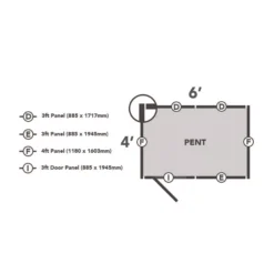 Forest Garden 6x4 Pent Pressure Treated Overlap Wooden Shed With Floor (Base Included) -Deals Good Garden Tool Store forest garden 6x4 pent pressure treated overlap wooden shed with floor base included 5013053192900 02t