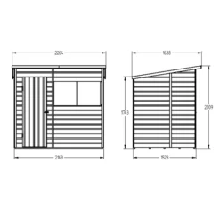 Forest Garden 7x5 Ft Pent Shiplap Wooden 2 Windows Shed With Floor (Base Included) - Assembly Service Included -Deals Good Garden Tool Store forest garden 7x5 ft pent shiplap wooden 2 windows shed with floor base included assembly service included5013053178959 04t bq