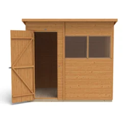 Forest Garden 7x5 Ft Pent Shiplap Wooden 2 Windows Shed With Floor (Base Included) - Assembly Service Included -Deals Good Garden Tool Store forest garden 7x5 ft pent shiplap wooden 2 windows shed with floor base included assembly service included5013053178959 06c bq