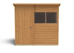 Forest Garden 7x5 Pent Dip Treated Overlap Wooden Shed With Floor - Assembly Service Included -Deals Good Garden Tool Store forest garden 7x5 pent dip treated overlap wooden shed with floor assembly service included5013053178447 02c bq