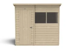 Forest Garden 7x5 Pent Pressure Treated Overlap Wooden Shed With Floor (Base Included) -Deals Good Garden Tool Store forest garden 7x5 pent pressure treated overlap wooden shed with floor base included 5013053178508 02c bq