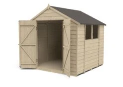 Forest Garden 7x7 Ft Apex Overlap Wooden 2 Door 2 Windows Shed With Floor -Deals Good Garden Tool Store forest garden 7x7 ft apex overlap wooden 2 door 2 windows shed with floor5013053177877 21c bq