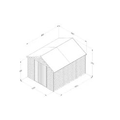 Forest Garden 8x10 Apex Dip Treated Shiplap Wooden Shed With Floor (Base Included) -Deals Good Garden Tool Store forest garden 8x10 apex dip treated shiplap wooden shed with floor base included 5013053193846 02i