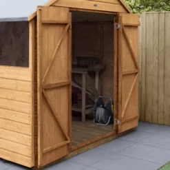 Forest Garden 8x6 Ft Apex Shiplap Wooden 2 Door 2 Windows Shed With Floor - Assembly Service Included -Deals Good Garden Tool Store forest garden 8x6 ft apex shiplap wooden 2 door 2 windows shed with floor assembly service included5013053178775 05i bq