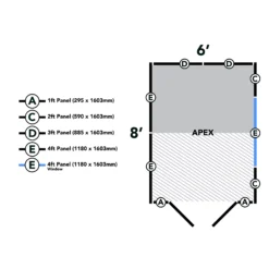 Forest Garden 8x6 Ft Apex Shiplap Wooden 2 Door 2 Windows Shed With Floor - Assembly Service Included -Deals Good Garden Tool Store forest garden 8x6 ft apex shiplap wooden 2 door 2 windows shed with floor assembly service included5013053178775 05t bq