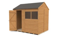 Forest Garden 8x6 Reverse Apex Dip Treated Overlap Wooden Shed With Floor -Deals Good Garden Tool Store forest garden 8x6 reverse apex dip treated overlap wooden shed with floor5013053178201 21c bq