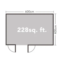 Forest Garden Blakedown 6x4 Toughened Glass Pent Loglap Solid Wood Cabin With Double Door -Deals Good Garden Tool Store forest garden blakedown 6x4 toughened glass pent loglap solid wood cabin with double door5013053181591 02t bq