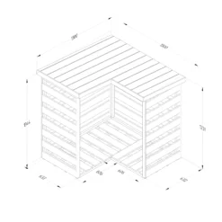 Forest Garden Corner Timber 4x4 Ft Log Store 11 Forest Garden Corner Timber 4x4 Ft Log Store -Deals Good Garden Tool Store forest garden corner timber 4x4 ft log store5013053190005 01t