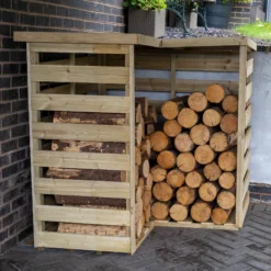 Forest Garden Corner Timber 4x4 Ft Log Store 8 Forest Garden Corner Timber 4x4 Ft Log Store -Deals Good Garden Tool Store forest garden corner timber 4x4 ft log store5013053190005 02i