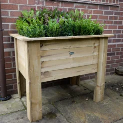 Forest Garden Deep Root Wooden Rectangular Planter -Deals Good Garden Tool Store forest garden deep root wooden rectangular planter5013053143056 01i bq