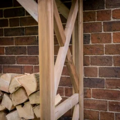 Forest Garden Large Timber 7x3 Ft Apex Wall Log Store -Deals Good Garden Tool Store forest garden large timber 7x3 ft apex wall log store5013053190760 03i