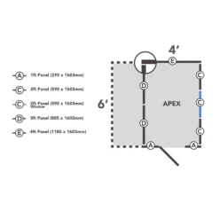 Forest Garden Lean To Shed Kit, (H)1972mm (W)2006mm (D)1882mm - Assembly Service Included -Deals Good Garden Tool Store forest garden lean to shed kit h 1972mm w 2006mm d 1882mm assembly service included5013053190784 02t