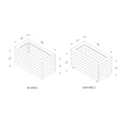 Forest Garden Linear Natural Timber Rectangular Planter (H) 49.6cm X (W) 80cm 7 Forest Garden Linear Natural Timber Rectangular Planter (H) 49.6cm X (W) 80cm -Deals Good Garden Tool Store forest garden linear natural timber rectangular planter h 49 6cm x w 80cm5013053190388 01t