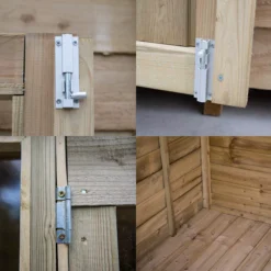 Forest Garden Oakley 7x7 Apex Overlap Solid Wood Summer House With Double Door - Assembly Service Included -Deals Good Garden Tool Store forest garden oakley 7x7 apex overlap solid wood summer house with double door assembly service included5013053188422 37c bq