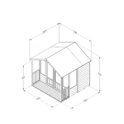 Forest Garden Oakley 7x7 Apex Overlap Solid Wood Summer House With Double Door -Deals Good Garden Tool Store forest garden oakley 7x7 apex overlap solid wood summer house with double door5013053188644 01t bq