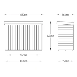 Forest Garden Overlap Wooden 6x3 Pent Garden Storage -Deals Good Garden Tool Store forest garden overlap wooden 6x3 pent garden storage5013053162835 01t bq