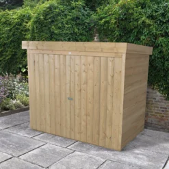 Forest Garden Overlap Wooden 6x3 Pent Garden Storage -Deals Good Garden Tool Store forest garden overlap wooden 6x3 pent garden storage5013053162835 02i bq